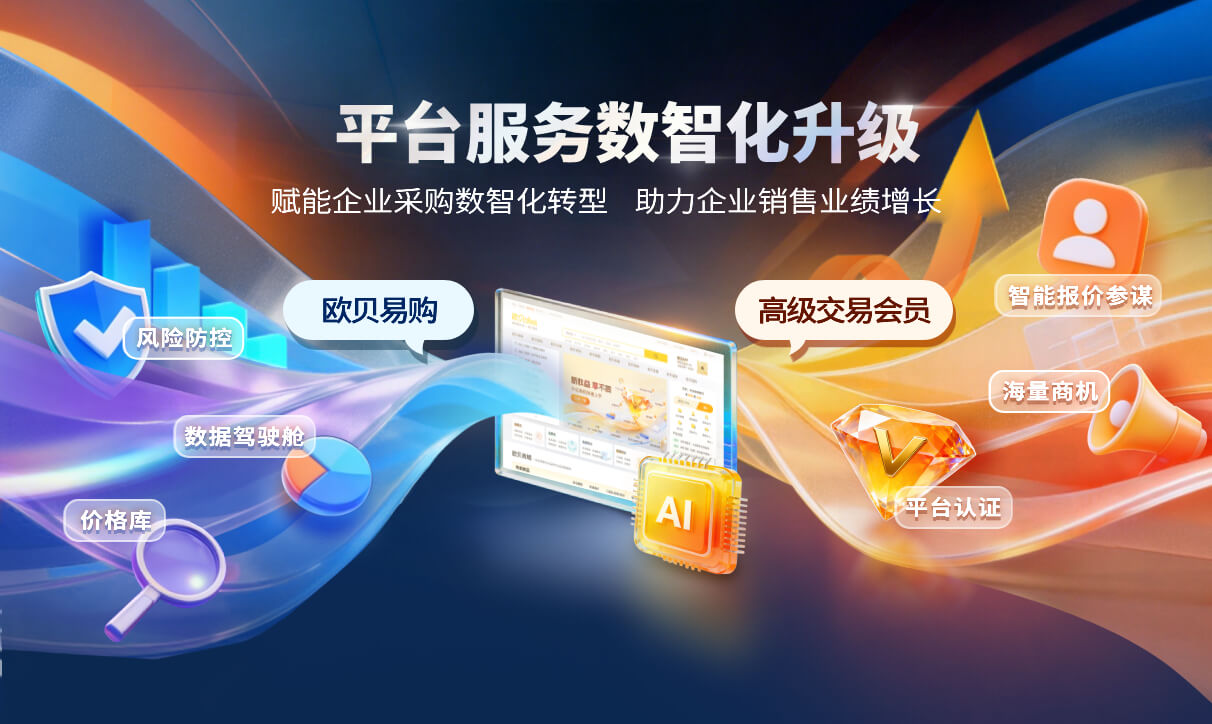 欧贝-工业品供应链生态平台，MRO数字供应链专家,一站式mro工业品采购商城，询比价专业平台